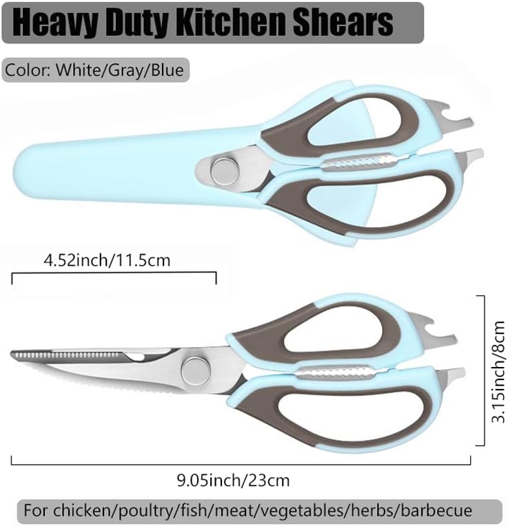 2 Pcs Heavy Duty Kitchen Shears - Image 2