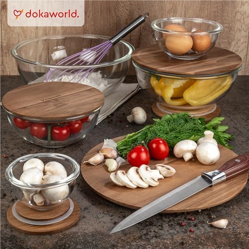 Stackable Glass Mixing Bowls - Image 2
