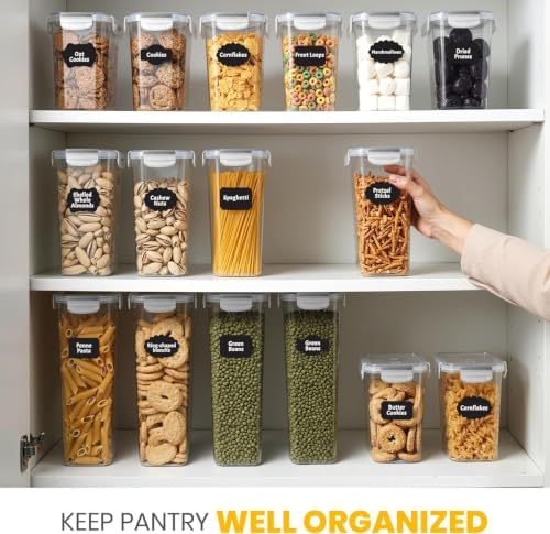 KICHLY Plastic Airtight Food Storage Containers Sets - Image 6