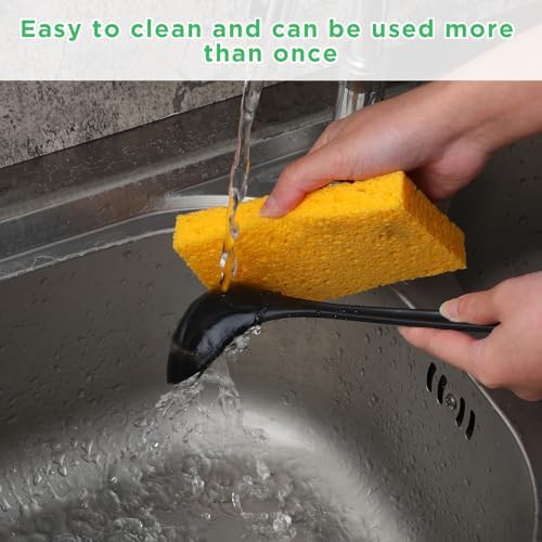 72 Pcs Large Plastic Serving Spoons, 9 Inch Cooking Ladle - Image 5