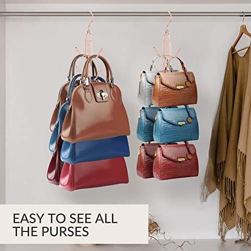 ZEDODIER 2 Pack Purse Hanger, Purse Organizer - Image 5