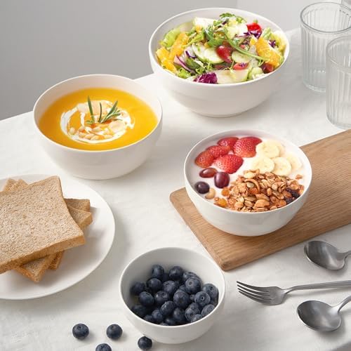 DOWAN Serving Bowls, 64/42/22/12 Oz Serving Dishes - Image 4