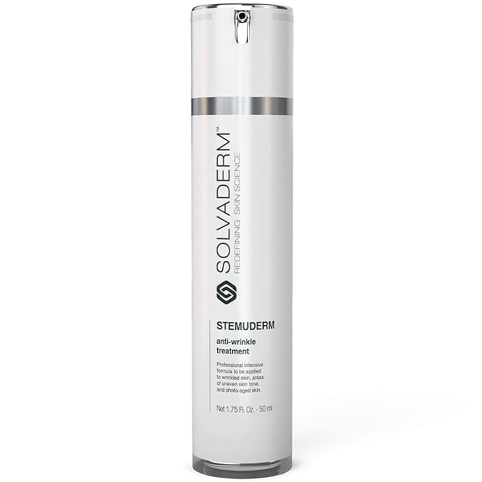 Stemuderm Face & Eye Cream - Anti Aging Skincare - Daily Moisturizer for Fine Lines, Wrinkles & Eyebags - Supports Natural Production of Collagen & Elastin - Organic Plant Based Stem Cells - 1.7 fl oz