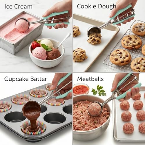 Mini Cookie Scoop, 2Tsp/10ml/ 0.34oz Cookie Scooper - Image 7