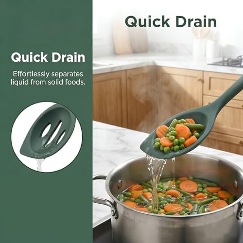 Silicone Kitchen Spoons Set - Image 6