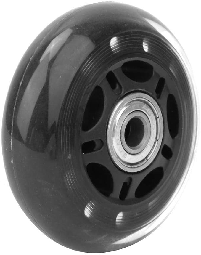 Casters Wheel, 3in Replacement Luggage Suitcase/Scooter Inline Skate Roller Wheels Luggage Cart Accessories Axles Deluxe Repair