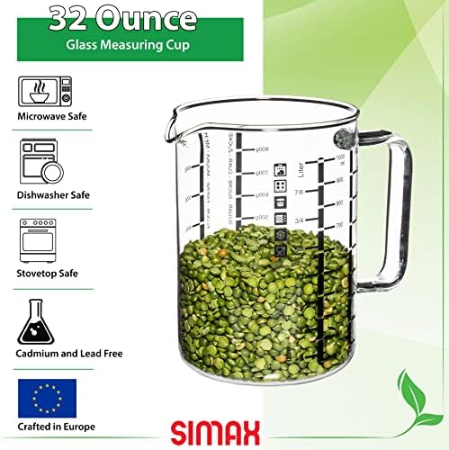 Simax Glass Measuring Cup in Grams, Oz - Image 6