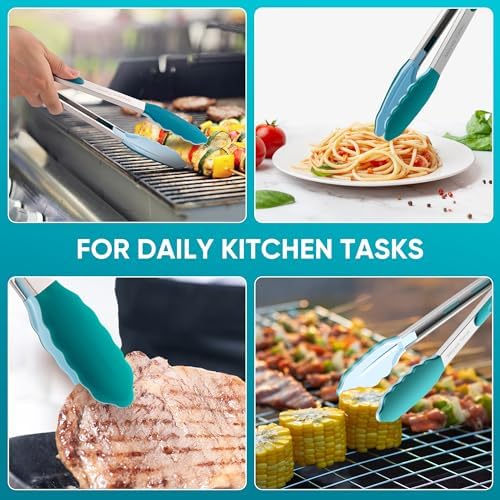 12-Inch Kitchen Tongs for Cooking - Image 5