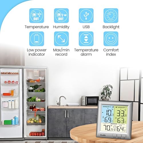 Freezer Fridge Thermometer Wireless - Image 6