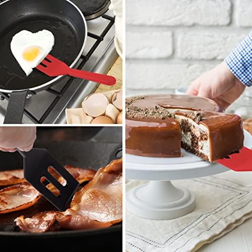 2 Pack Silicone Mini Brownie Serving Spatula, Nonstick Silicone Small Spatula - Image 3