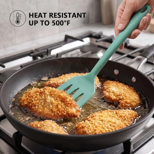 Coukre 3 Pack Silicone Spatula Set, Heat Resistant to 500°F - Image 4