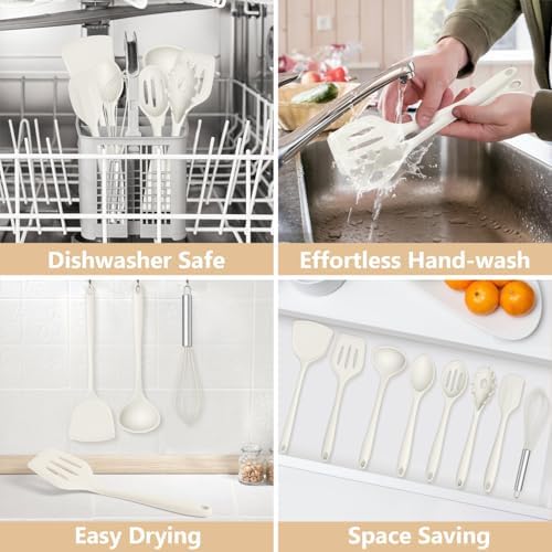 TeamFar Silicone Cooking Utensils Set - Image 6