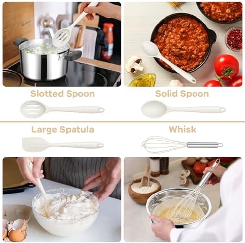 TeamFar Silicone Cooking Utensils Set - Image 5
