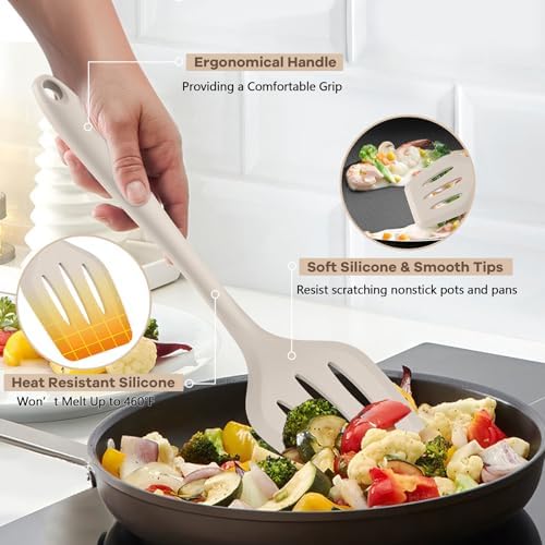 TeamFar Silicone Cooking Utensils - Image 3