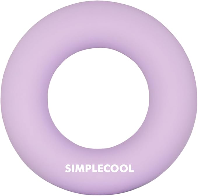 Grip Strength Trainer Hand Gripper Strengthener. Hand Finger Wrist Forearm Workout Exerciser for Strength Training Rock Climbing Athletes Rehabilitation Stress Relief. Silicone Rings 3.5 Inch.