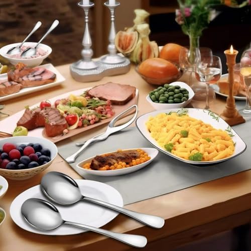 Serving Spoons Set, Includes 6 Large Spoons - Image 5