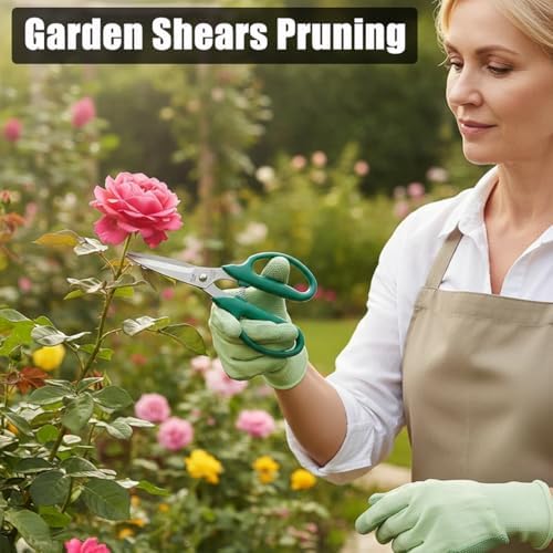 3 Pack Garden Pruning Scissors, Fruit & Vegetable Picker, Garden Clippers Set - Image 4