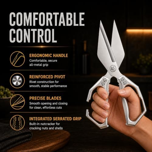 Multifunctional Heavy Duty Kitchen Shears, Kitchen Shears - Image 5