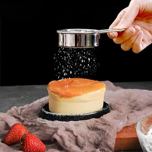 Mini Stainless Steel Flour Sifter 4.33" Fine Mesh Baking Sieve - Image 5