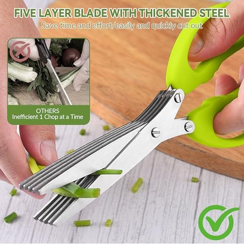 multifunctional kitchen scissors set, herb scissors - Image 7