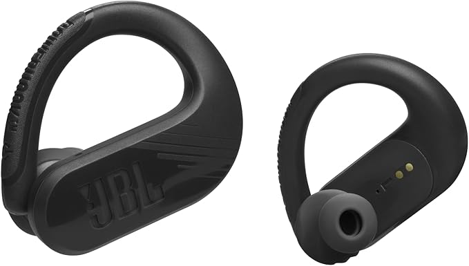 JBL Endurance Peak 3 - Dust and Water Proof (IP68) True Wireless Active Earbuds, Pure Bass Sound, Up to 50 Total Hours of Playback with Speed Charge, Ambient Aware & Talk Thru (Black)