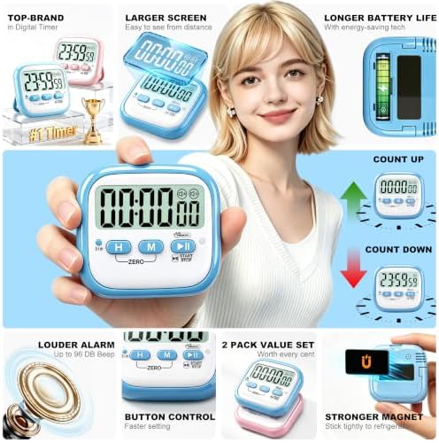 Antonki 2 Pack Classroom Timers - Image 5