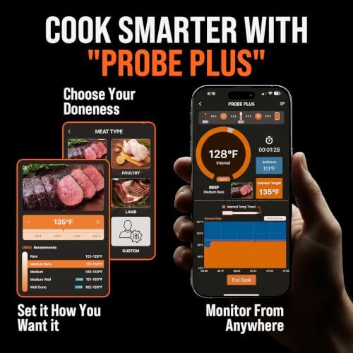 Bluetooth Wireless Meat Thermometer Digital, 0.5S Instant Read - Image 3