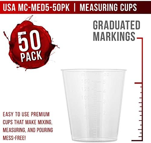 Pouring Masters 5 Oz Liquid Measuring Cups, 50 Pack - Image 2