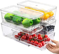 Imncya 4 Pack Refrigerator Organizer Bins by Imncya