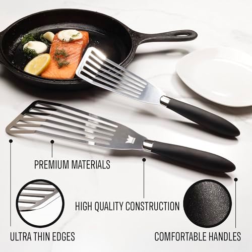Professional Fish Spatula Stainless Steel Set - Image 2