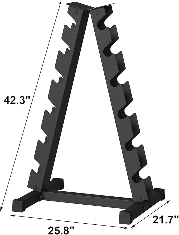 Premium Rubber Coated Hex Dumbbell Weight Set with Rack, Multiple Packages,210LB/350LB/450LB/550LB Set for Home Gym, Hand Weights for Muscle Toning, Strength Building & Full Body Workout