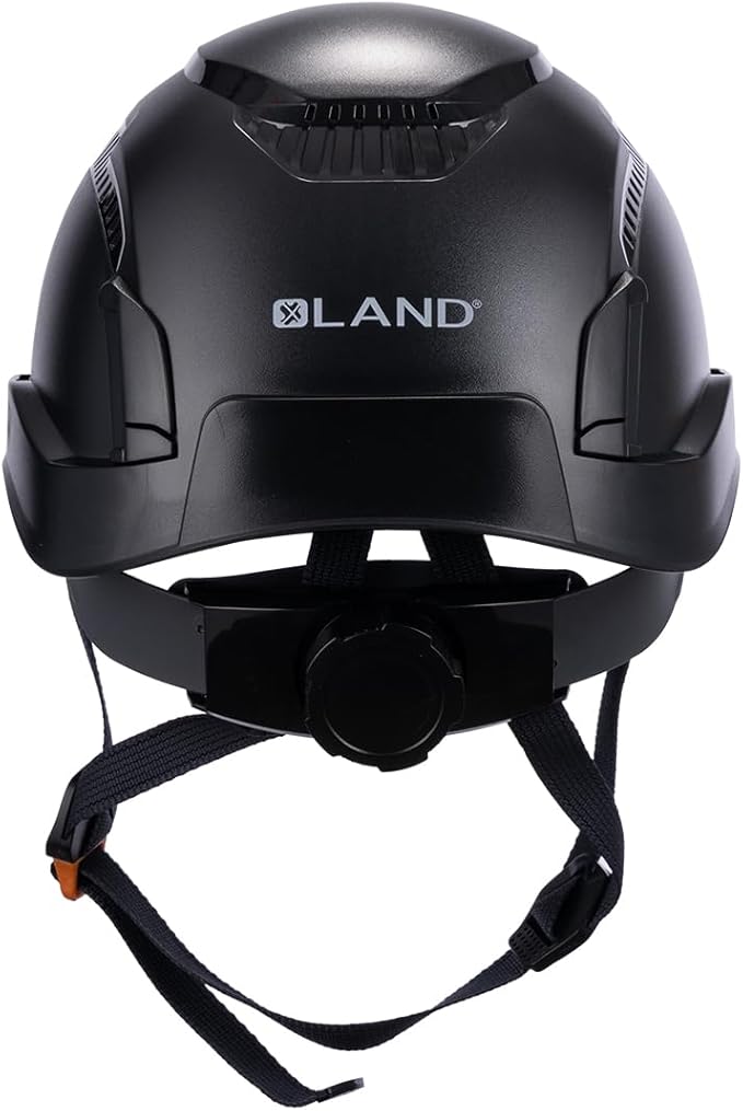 Land Helmets EcoPro Safety Helmet - ANSI/ISEA Z89.1-201 Type 1 Class C Vented - OSHA Approved - Lightweight Helmet with 6 Pt Suspension for Arborist, Industrial & Fall Protection