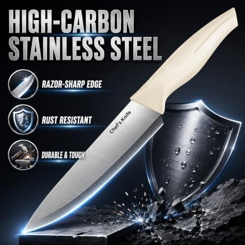 14-Piece Kitchen Knife Block Set - Image 6
