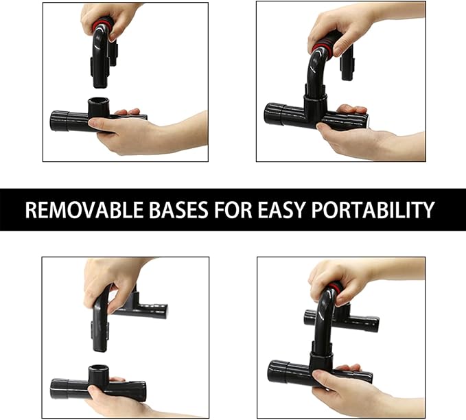 Push Up Bars Strength Training - Workout Stands With Ergonomic Push-up Bracket Board with Non-Slip Sturdy Structure Portable for Home Fitness Training, Push Up Stands Handle for Floor Workouts