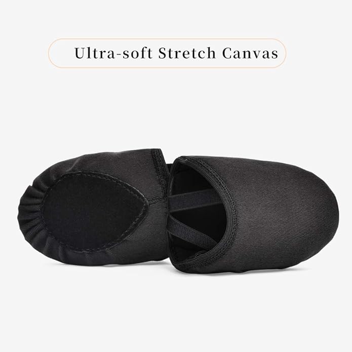 Stelle Half Soles Dance Shoes Women Men Canvas Lyrical Pirouette Ballet Shoes Turners Dance Shoes for Contemporary