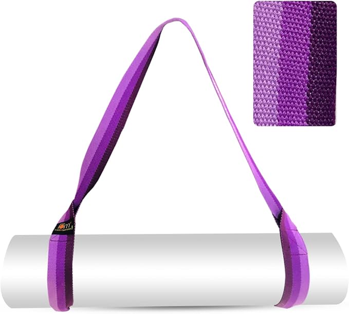 Yoga Mat Carrier Strap | Adjustable Mat Holder Sling for Carrying Mats | Thick & Comfy Texture | Yoga Mat Strap