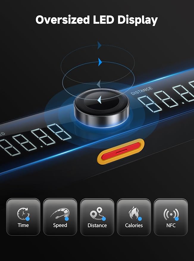 WALKINGPAD X Series Folding Treadmills for Home, Smart Vertical Fold, LED Display with Rotary Control, No Assembly