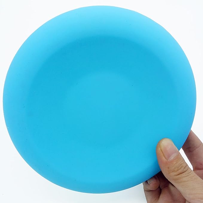 Silicone disc yoga anti-slip mat, fitness sports knee and elbow pads disc mat(Light Blue)