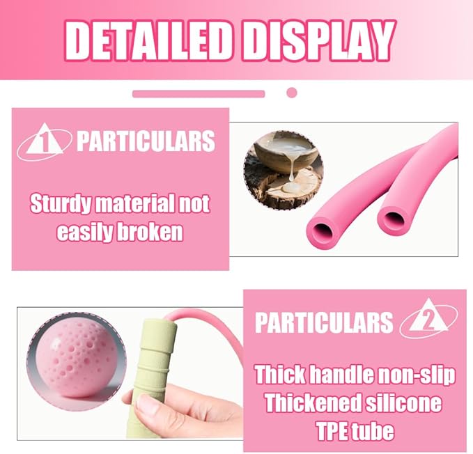 Figure 8 Fitness Resistance Bands with Handles, Yoga Resistance Band Stretch Fitness Band, Chest Expander, for Arm and Shoulder Stretch, Rope 8 Word Elastic for Women and Men（3 Pack）