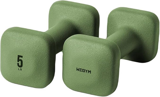 SafeGrip Dumbbells, Anti-Slip, Anti-Roll, Thick Handles, Free Weights, Square Dumbbells for Secure Workouts at Home, Weightlifting, and Personal Training
