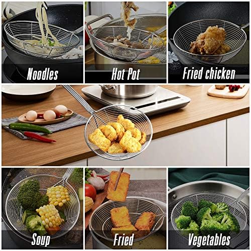 YFWOOD Spider Strainer Skimmer, Slotted Spoon - Image 4