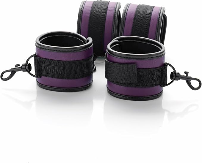 6pcs Black PU Adjustable Straps Sports Training Fitness Gear Home Yoga Set