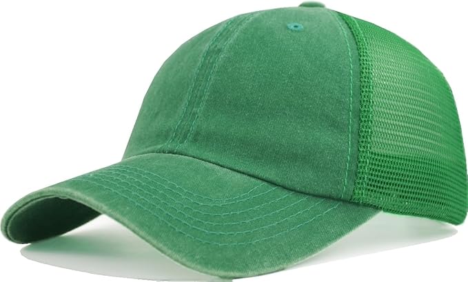 Comfy Vintage Trucker Baseball Hat- M/L/XL/XXL Women Men Unstructured Washed Dad Cap | Snapback | Soft Crown | Soft Mesh