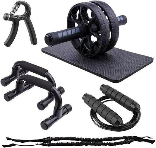 Ab Roller Wheel, Abdominal Wheel for Abdominal Exercise Machine, Arespark Home Gym Equipment for Core Workout, No Noise Ab Roller Exercise Equipment with Knee Mat and Foam Handle