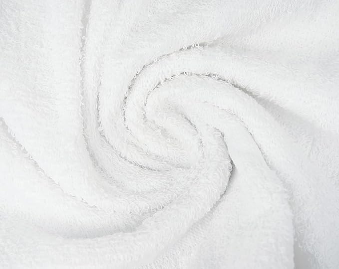 CH White Bath Towels Bulk - 22 x 44 Inches, 100% Cotton Economy Light Weight Towels for Commercial Use - Quick Dry, Ultra-Soft, and Absorbent Bulk Towels (36 Pack)