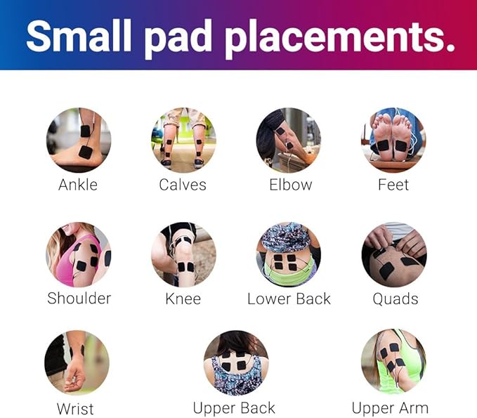 iReliev TENS + EMS Combination Unit Muscle Stimulator for Pain Relief & Arthritis & Muscle Strength with Backlit Display