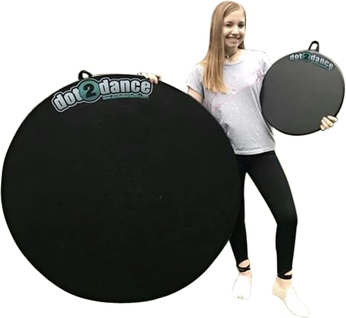 Portable Dance Floor Home & Travel Set-Includes Enorme Size 47” and Pointe Size 16”