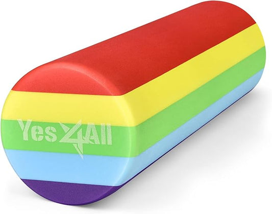 Yes4All EVA Firm Foam Rollers for Yoga & Pilates, Available in 12, 18, 24, 36 inch, Yoga Roller for Massage, Stretching, Core Strengthening