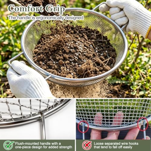 3PCS Soil Sifter for Gardening - Image 7