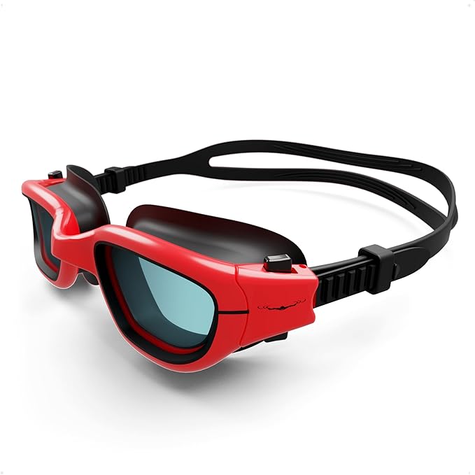 AqtivAqua Swimming Goggles for Kids, MINI-DX Wide View Swim Goggles for Kids Boys Girls, Anti Fog No Leaking